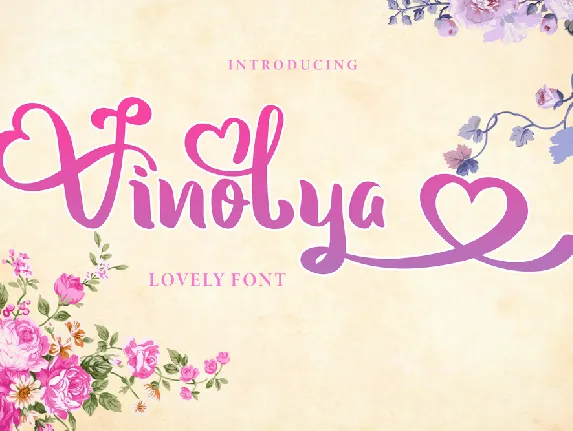 Vinolya font