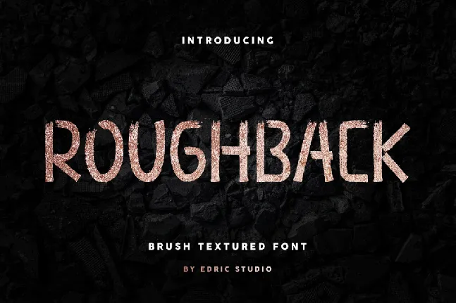 Roughback Demo font