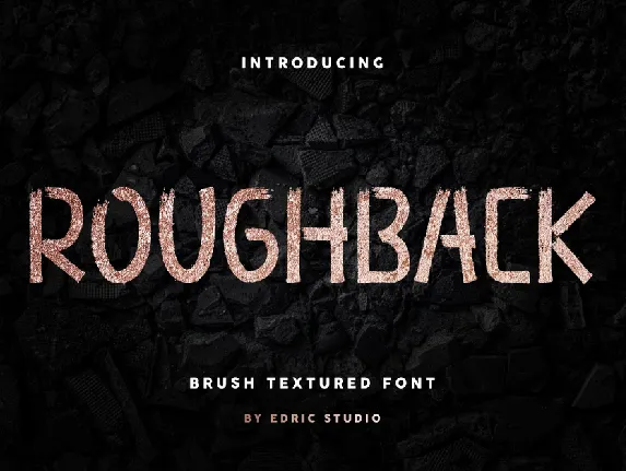 Roughback Demo font