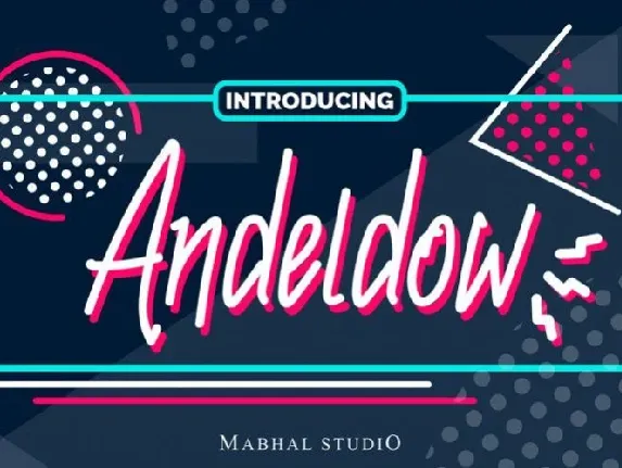 Andeldow Script font