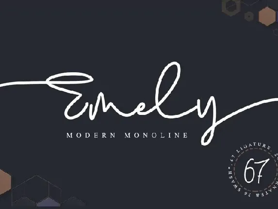 Emely font