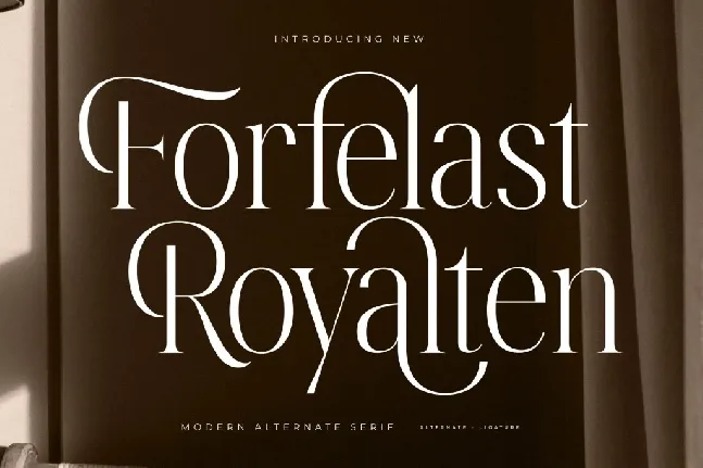 Forfelast Royalten DEMO VERSION font