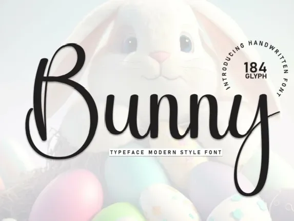 Bunny Script font