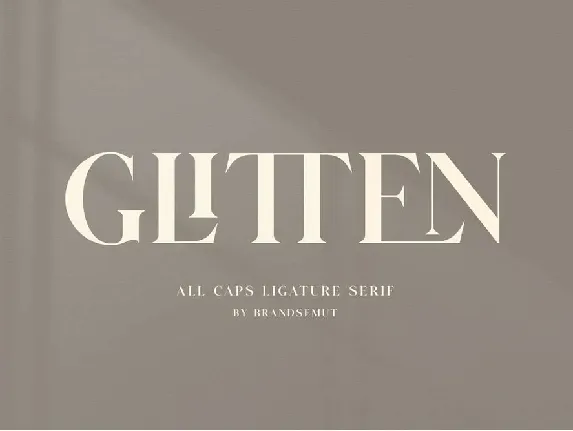 Glitten Free font