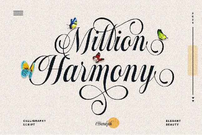 Million Harmony font