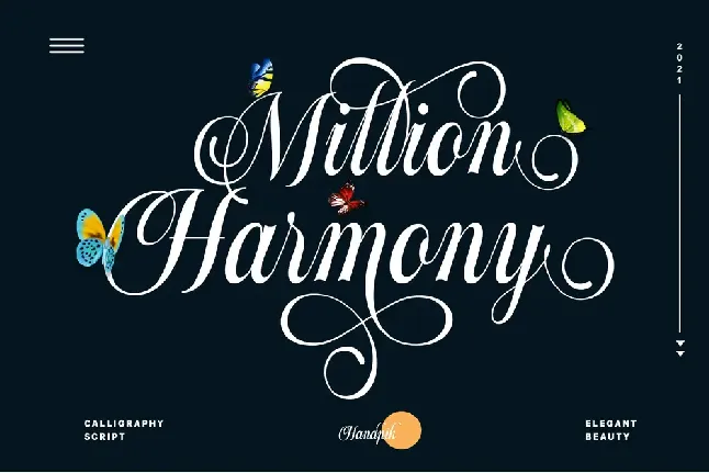 Million Harmony font