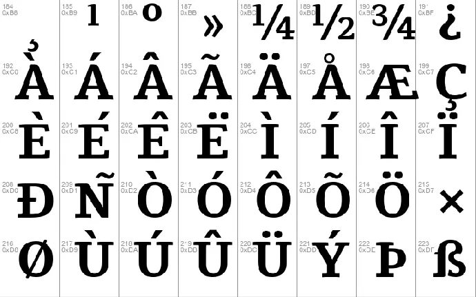 Tienne font