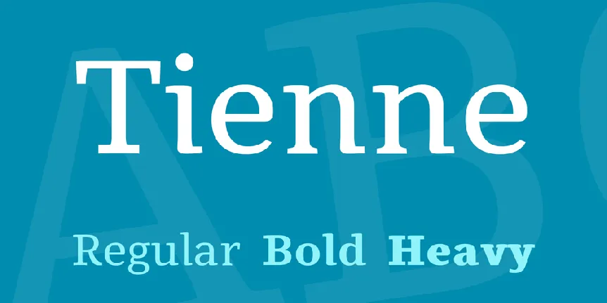 Tienne font