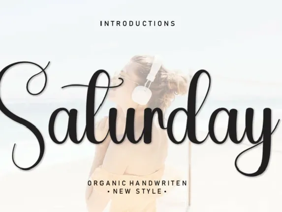 Saturday Script font