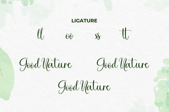 Good Nature font