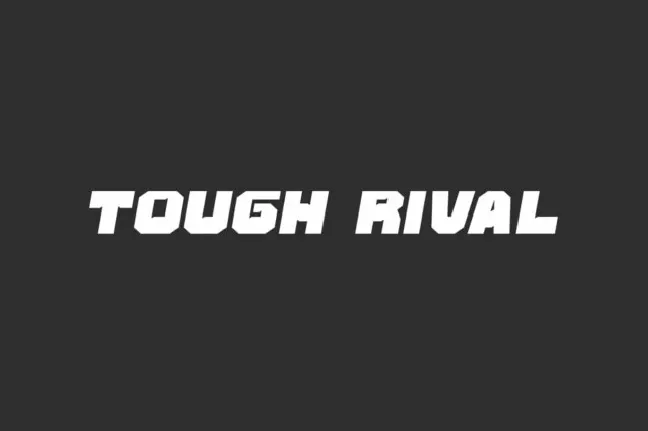 Tough Rival font