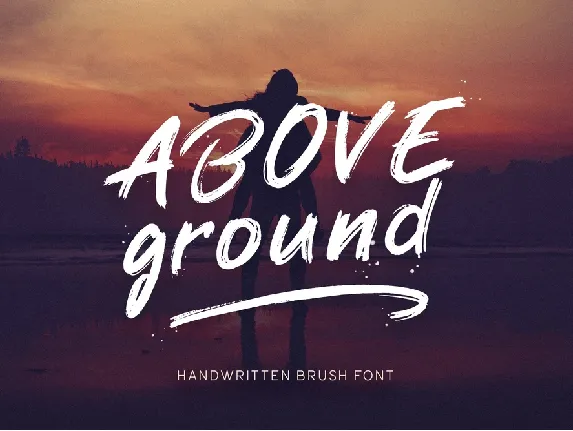 Above Ground font