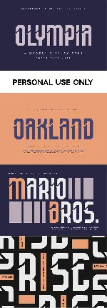 Olympia font