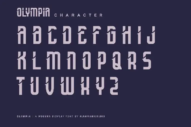 Olympia font