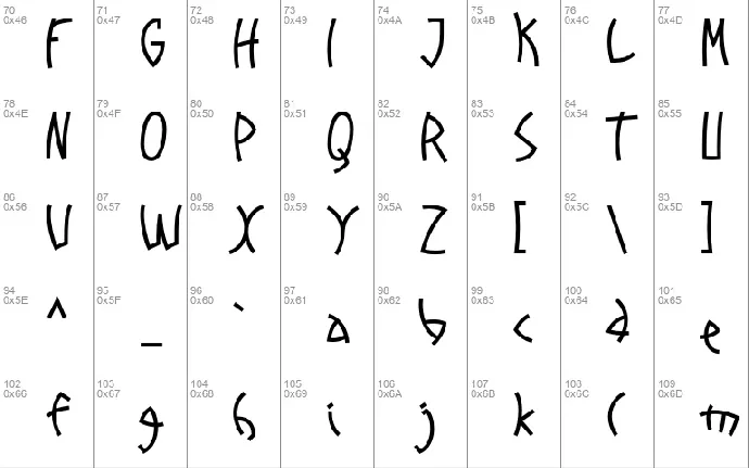 Promenades font