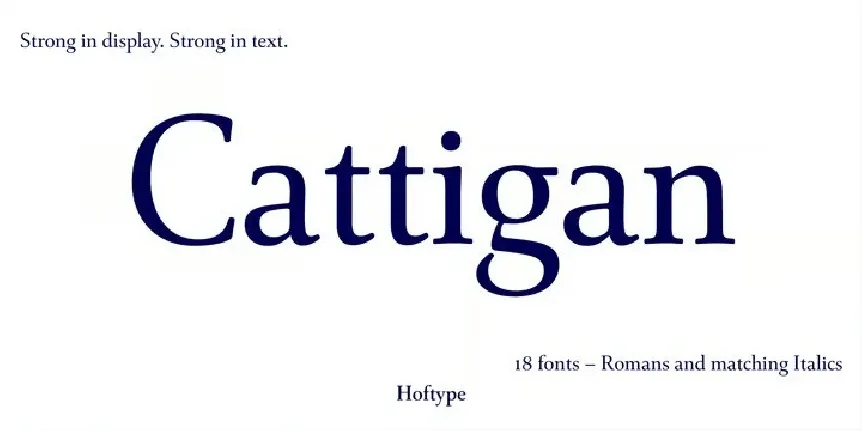 Cattigan Family font