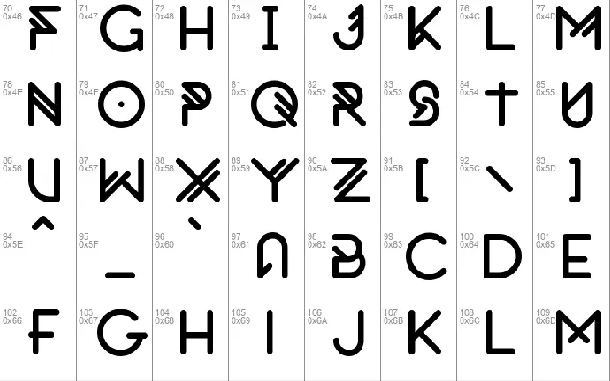 Original font