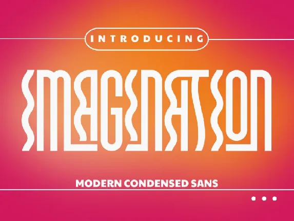 imagination Demo font