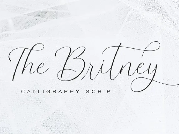 The Britney font