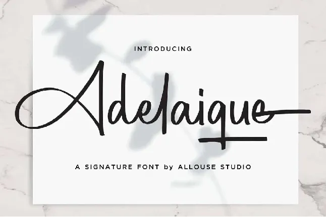 Adelaique font