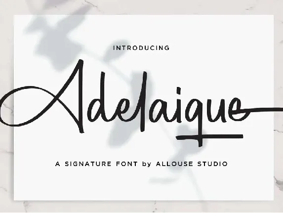 Adelaique font