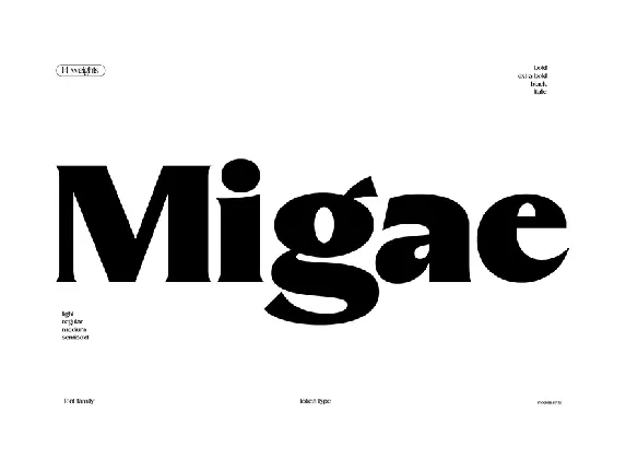 Migae font