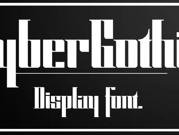 CyberGothic DEMO font