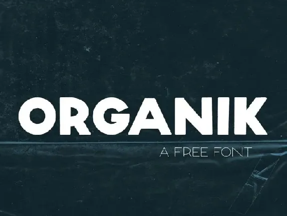 Organik font