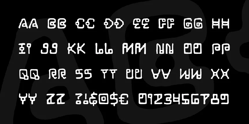 LifeForm BB font