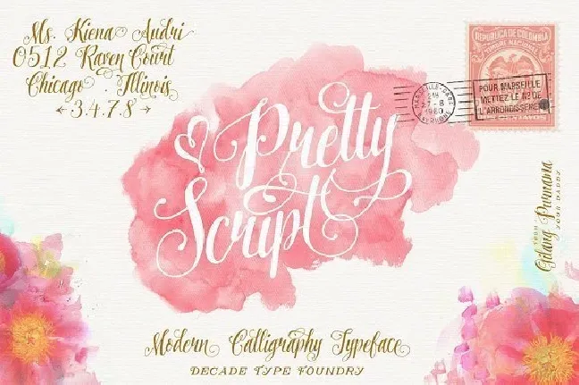 Pretty Script Free Download font