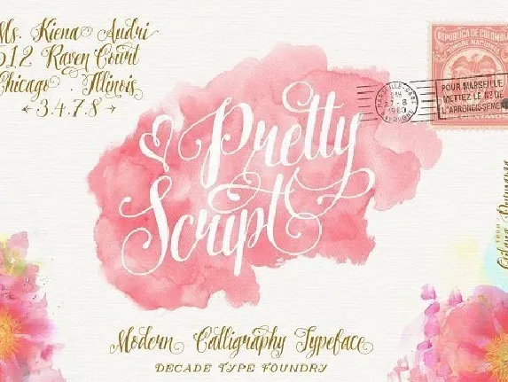 Pretty Script Free Download font