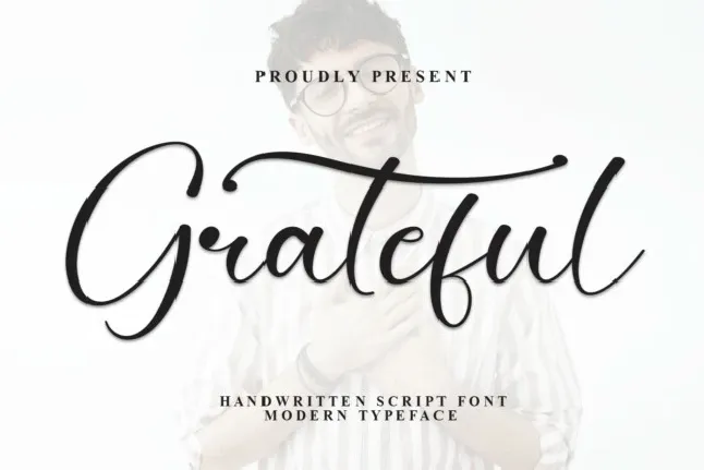 Grateful Script Typeface font