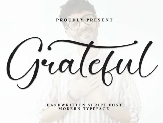 Grateful Script Typeface font