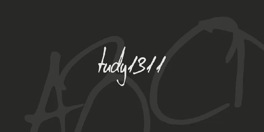 tudy1311 font