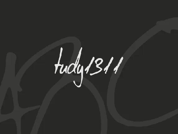 tudy1311 font