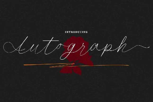 Autograph - Demo font