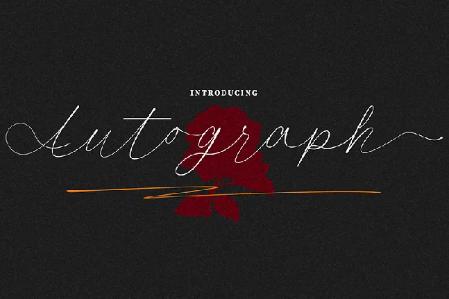 Autograph - Demo font