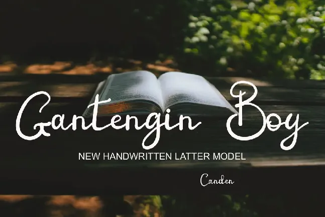 Gantengin Boy font