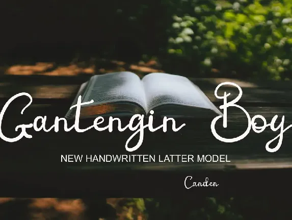 Gantengin Boy font