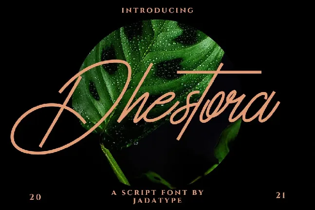 Dhestora font