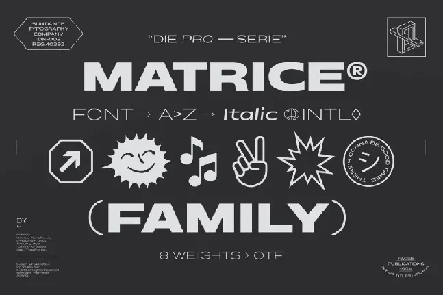 Matrice Family font