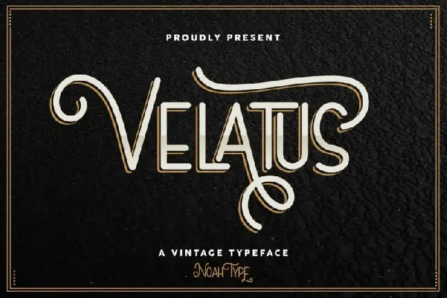 Velatus Sans Serif font