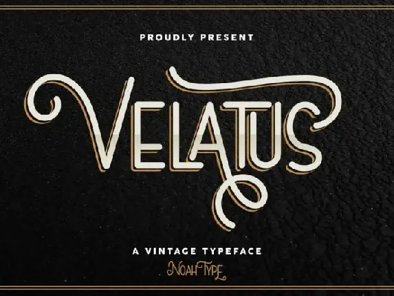 Velatus Sans Serif font