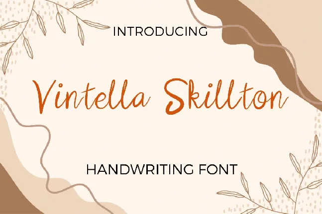 Vintella Skillton font