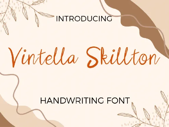 Vintella Skillton font