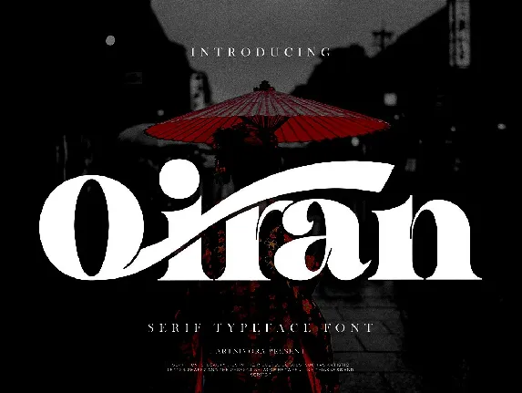 Oiran font