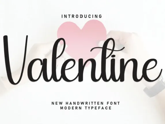 Valentine Handwritten Typeface font