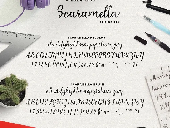 Scaramella Script Free font