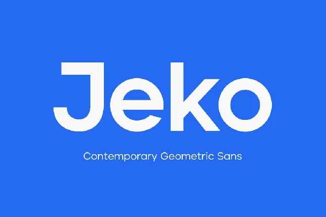 Jeko font