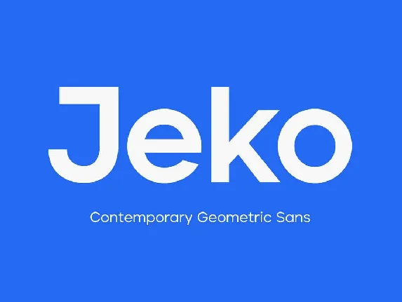 Jeko font